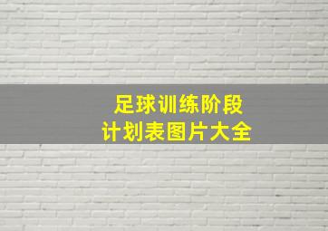 足球训练阶段计划表图片大全