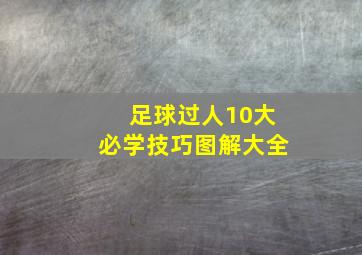 足球过人10大必学技巧图解大全