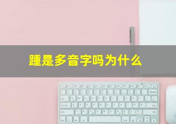 踵是多音字吗为什么