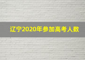 辽宁2020年参加高考人数