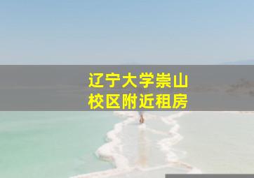 辽宁大学崇山校区附近租房