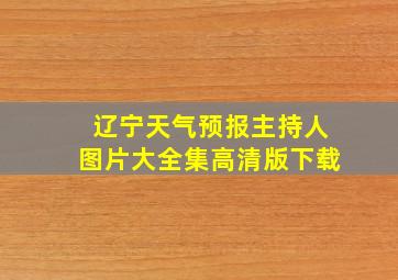 辽宁天气预报主持人图片大全集高清版下载