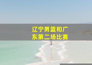 辽宁男篮和广东第二场比赛