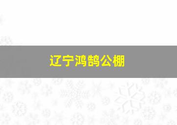 辽宁鸿鹄公棚