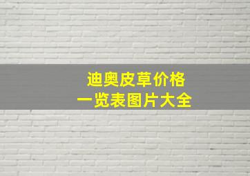 迪奥皮草价格一览表图片大全