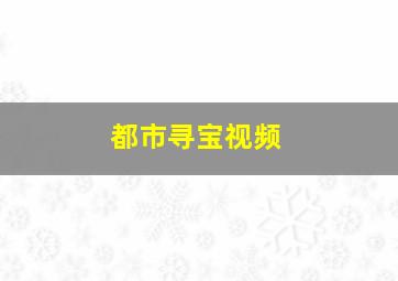 都市寻宝视频