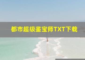 都市超级鉴宝师TXT下载