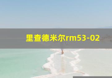 里查德米尔rm53-02