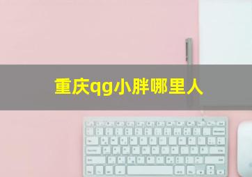 重庆qg小胖哪里人