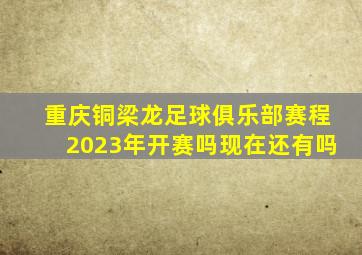 重庆铜梁龙足球俱乐部赛程2023年开赛吗现在还有吗