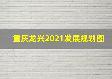 重庆龙兴2021发展规划图