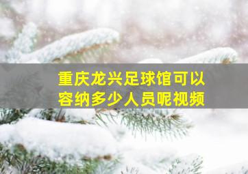 重庆龙兴足球馆可以容纳多少人员呢视频