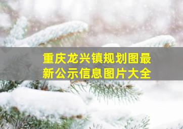 重庆龙兴镇规划图最新公示信息图片大全