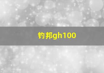 钓邦gh100