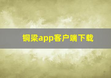 铜梁app客户端下载