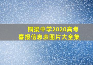 铜梁中学2020高考喜报信息表图片大全集