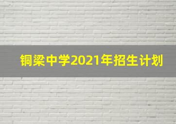 铜梁中学2021年招生计划