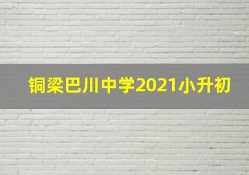 铜梁巴川中学2021小升初