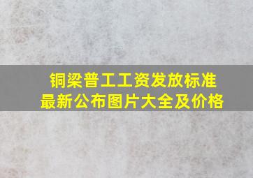 铜梁普工工资发放标准最新公布图片大全及价格