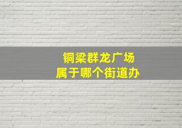 铜梁群龙广场属于哪个街道办