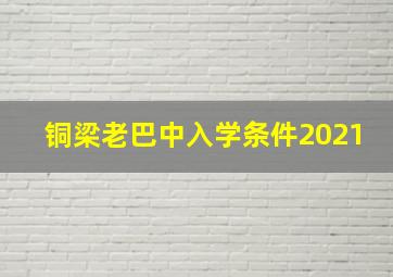 铜梁老巴中入学条件2021