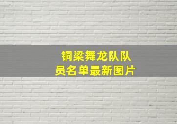 铜梁舞龙队队员名单最新图片