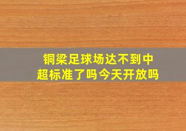 铜梁足球场达不到中超标准了吗今天开放吗