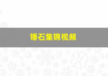 锤石集锦视频