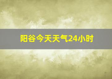 阳谷今天天气24小时