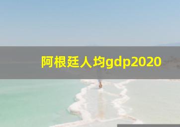 阿根廷人均gdp2020