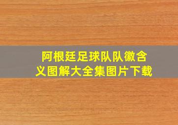 阿根廷足球队队徽含义图解大全集图片下载