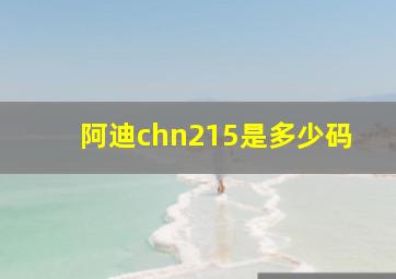 阿迪chn215是多少码