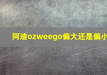 阿迪ozweego偏大还是偏小