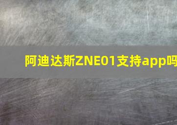 阿迪达斯ZNE01支持app吗