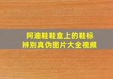 阿迪鞋鞋盒上的鞋标辨别真伪图片大全视频