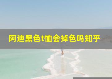 阿迪黑色t恤会掉色吗知乎