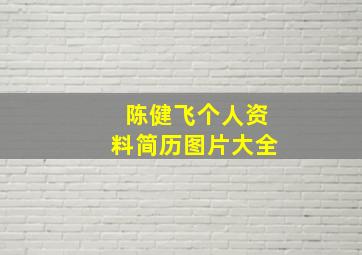 陈健飞个人资料简历图片大全