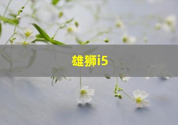 雄狮i5