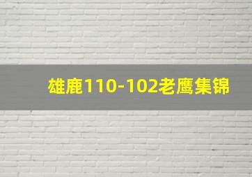 雄鹿110-102老鹰集锦