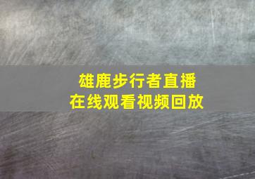 雄鹿步行者直播在线观看视频回放