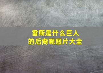 雷斯是什么巨人的后裔呢图片大全