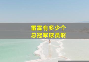 雷霆有多少个总冠军球员啊