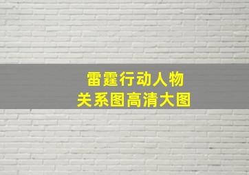 雷霆行动人物关系图高清大图