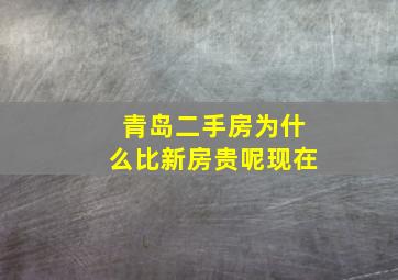 青岛二手房为什么比新房贵呢现在