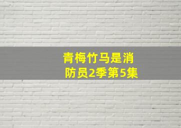 青梅竹马是消防员2季第5集