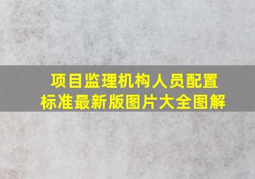 项目监理机构人员配置标准最新版图片大全图解