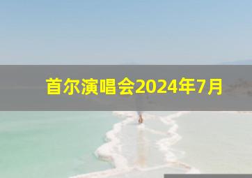 首尔演唱会2024年7月