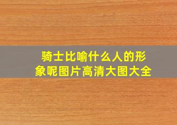 骑士比喻什么人的形象呢图片高清大图大全