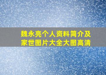 魏永亮个人资料简介及家世图片大全大图高清