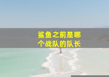 鲨鱼之前是哪个战队的队长